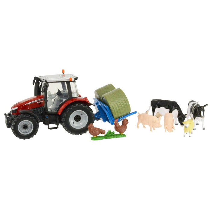 1/32 Massey Ferguson 5612 Farm Set