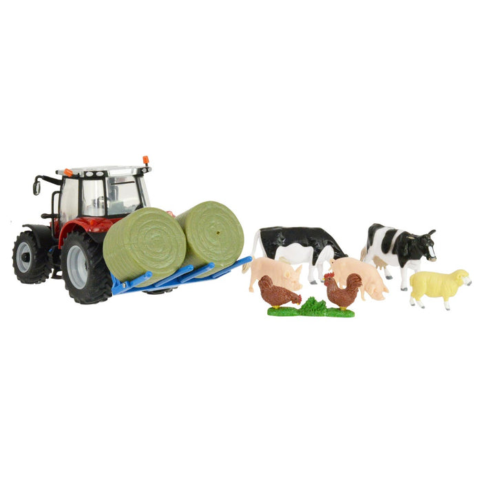 1/32 Massey Ferguson 5612 Farm Set