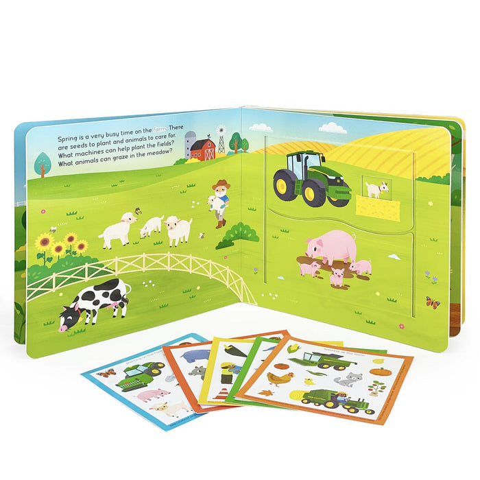 Read and Play John Deere Farms, Fields & Forests Colorforms Book