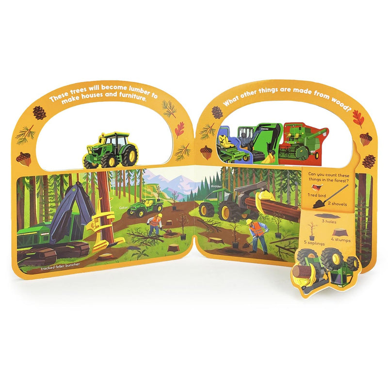 John Deere Machines at Work Flip-a-Flap Book