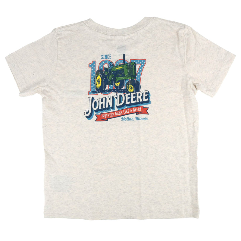Toddler John Deere Americana 1837 Off-White T-Shirt