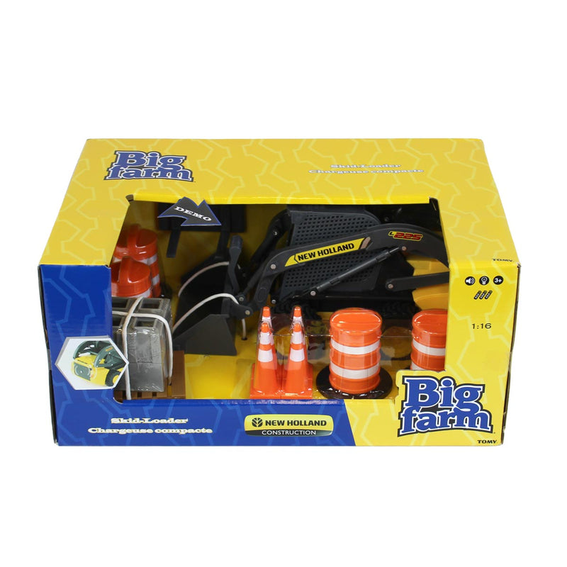 1/16 Big Farm New Holland L225 Skid Steer Set with Accessories