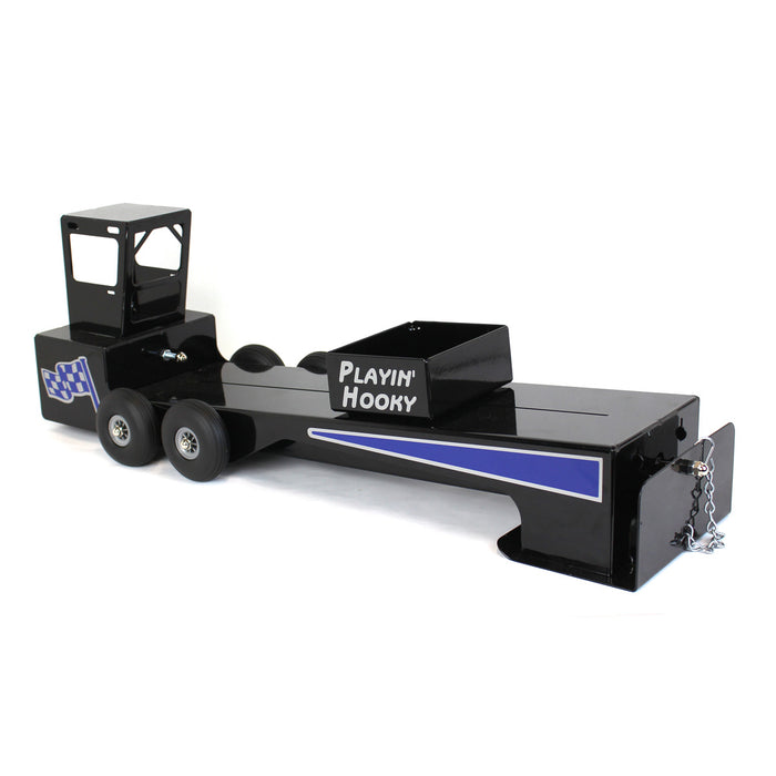 1/16 Black Steel Pulling Sled with Cab