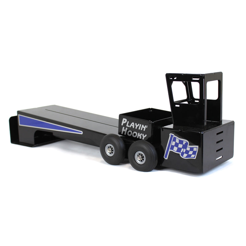 1/16 Black Steel Pulling Sled with Cab