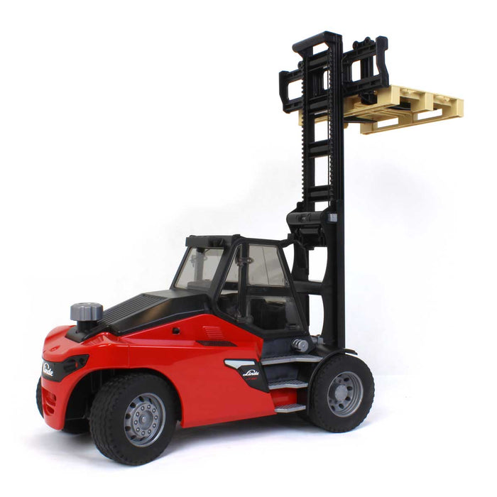 1/16 Bruder Linde HT160 Forklift with Pallet and 3 Pallet Cages