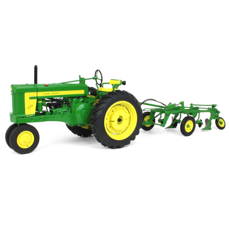 1/16 John Deere 620 Tractor with Narrow Front & 555 Plow, ERTL Precision Heritage Series
