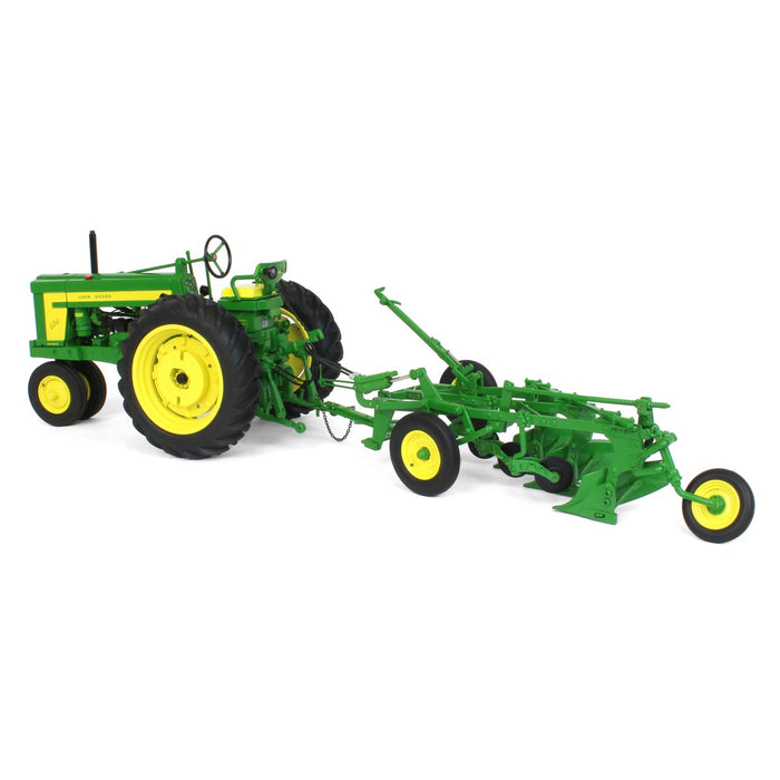 (B&D) 1/16 John Deere 620 Narrow Front with 555 Plow, ERTL Precision Heritage Series - Damaged Item