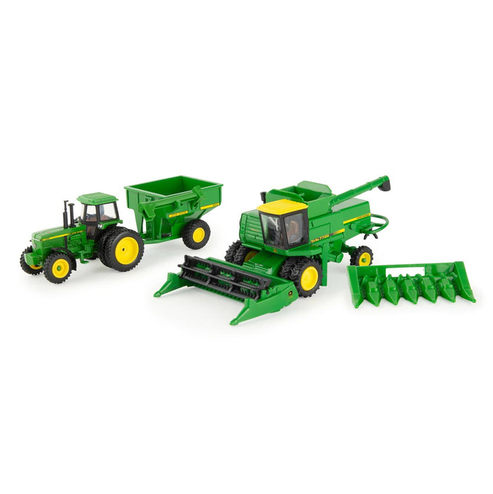 1/64 John Deere Vintage 7720 Combine Harvesting Set by ERTL