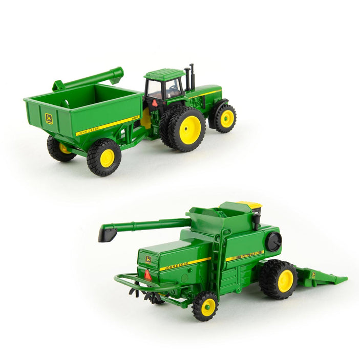 1/64 John Deere Vintage 7720 Combine Harvesting Set by ERTL