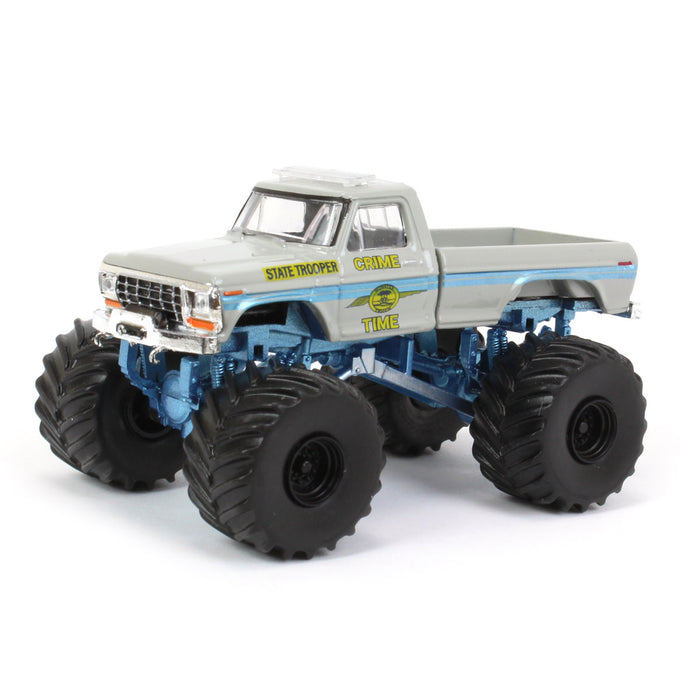 1/64 1979 Ford F-250 Crime Time State Trooper Monster Truck, Kings of Crunch Series 11