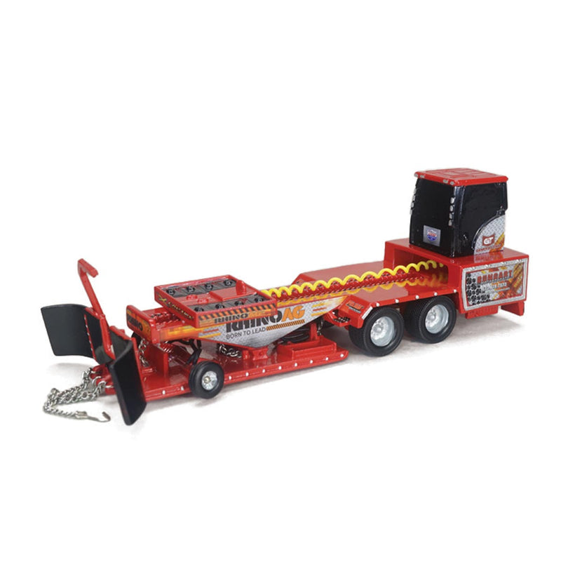 1/64 Bungart Motorsports Rhino AG Red Resin Pulling Sled by SpecCast