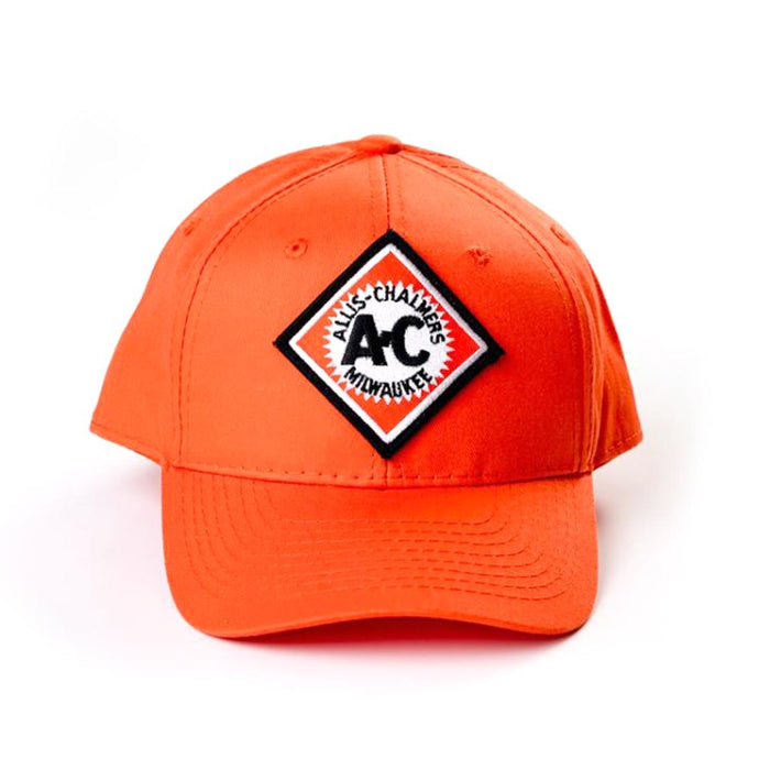 Vintage Allis Chalmers Logo Solid Orange Hat