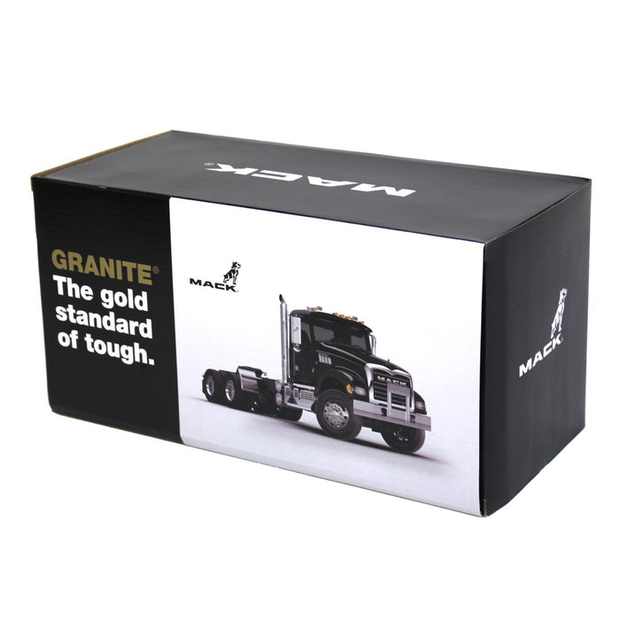 1/34 Gold & Black Mack Granite MP Engine Series Dump Truck by First Gear