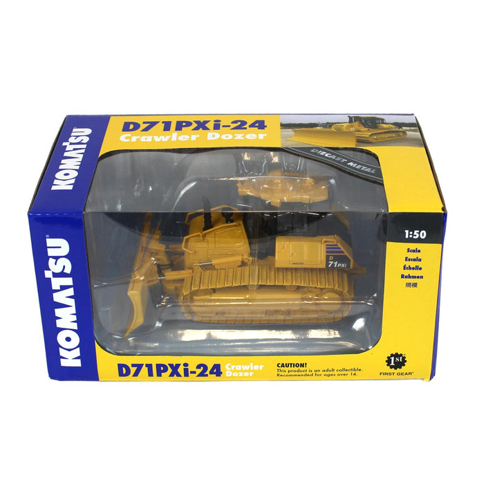 1/50 Komatsu D71Pxi-24 Dozer with Draw Bar by First Gear