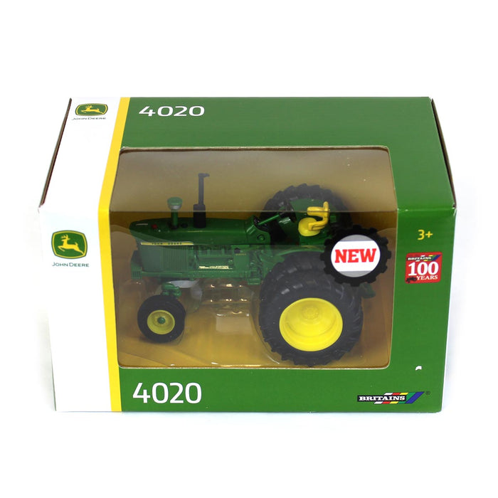 1/32 John Deere 4020 2WD with Rear Duals, 100 Years Britains