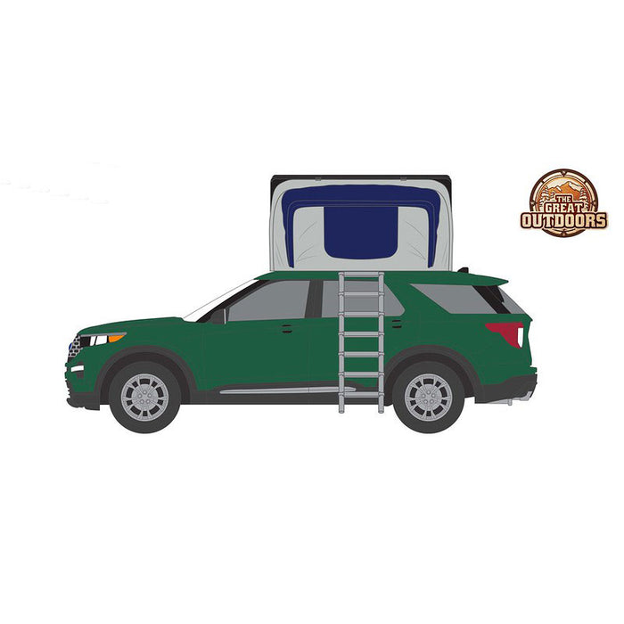 1/64 2022 Ford Explorer with Rooftop Tent, Great Outdoors Series 2