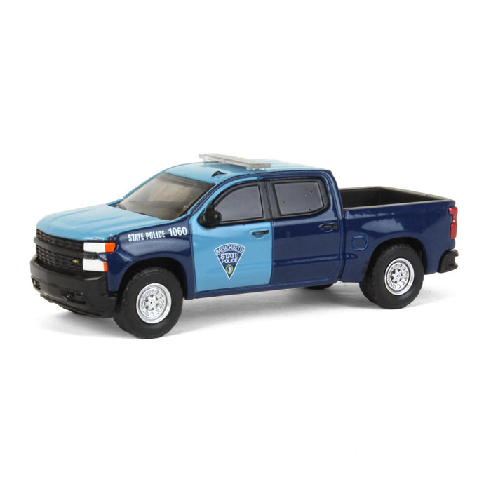 1/64 2021 Chevrolet Silverado, Massachusetts State Police, Hot Pursuit Series 42