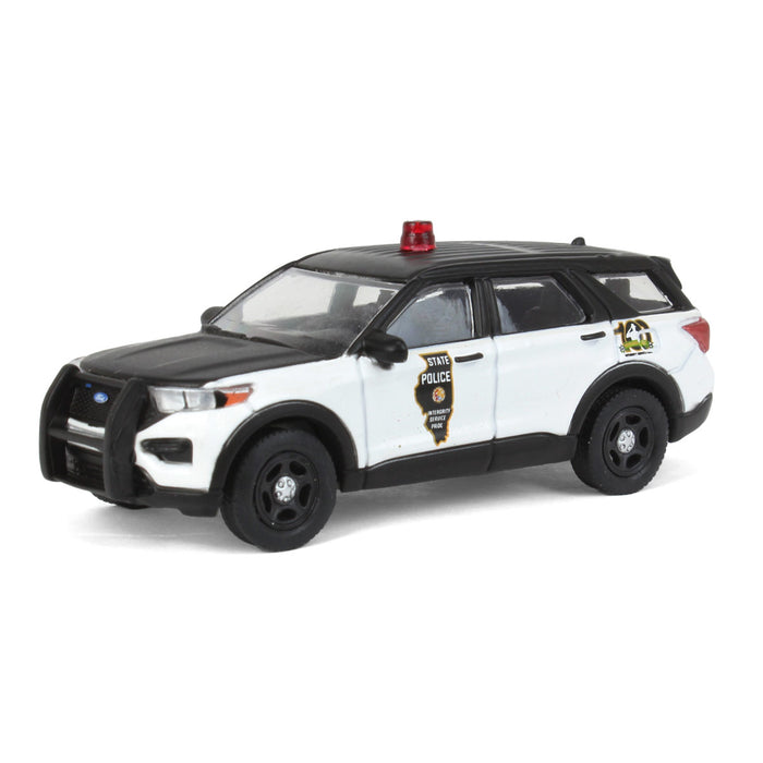 1/64 2022 Ford Police Interceptor Utility, Illinois State Police 100th, Anniversary Collection Series 14