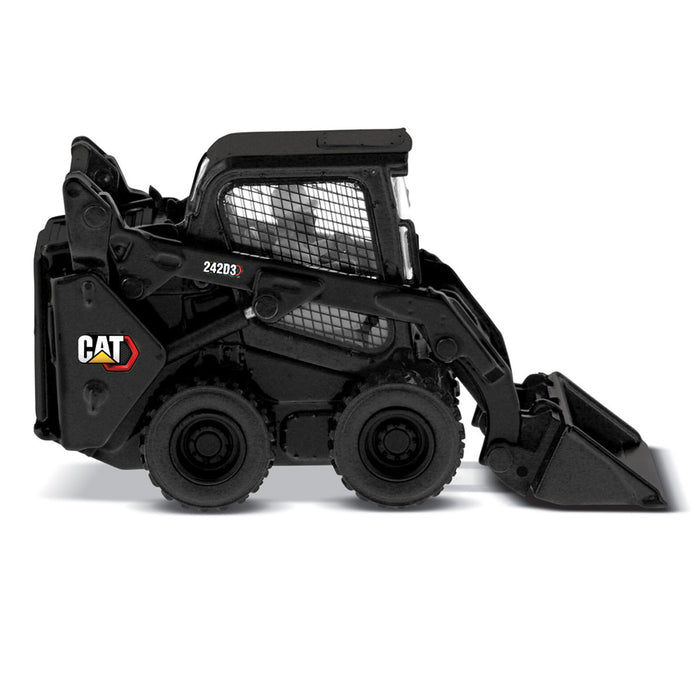 1/50 CAT 242D3 Skid Steer Loader with Special Black Paint