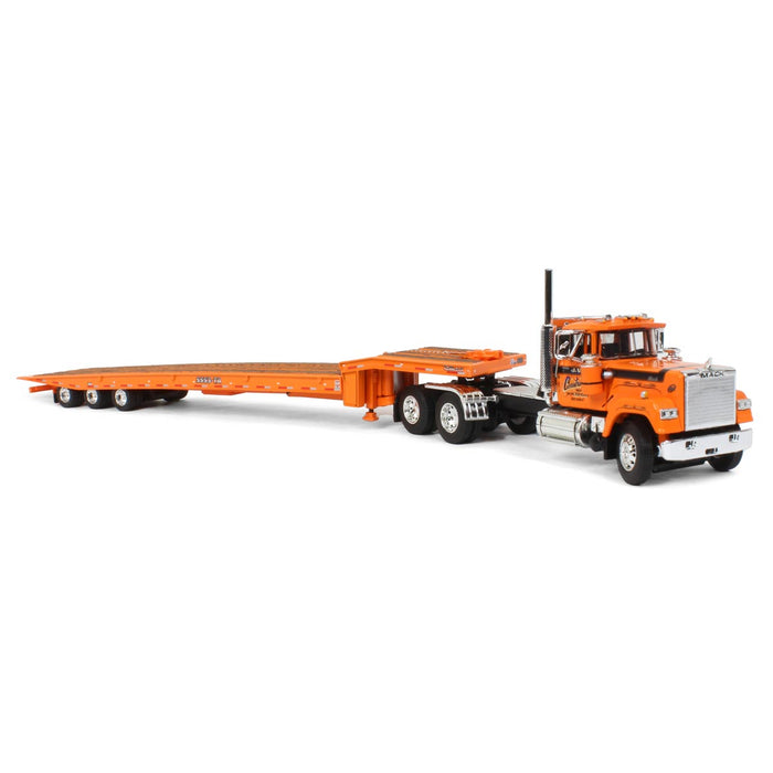 1/64 Mack Super-Liner w/ Talbert 5553TA Trailer, J.V. III Construction, DCP by First Gear