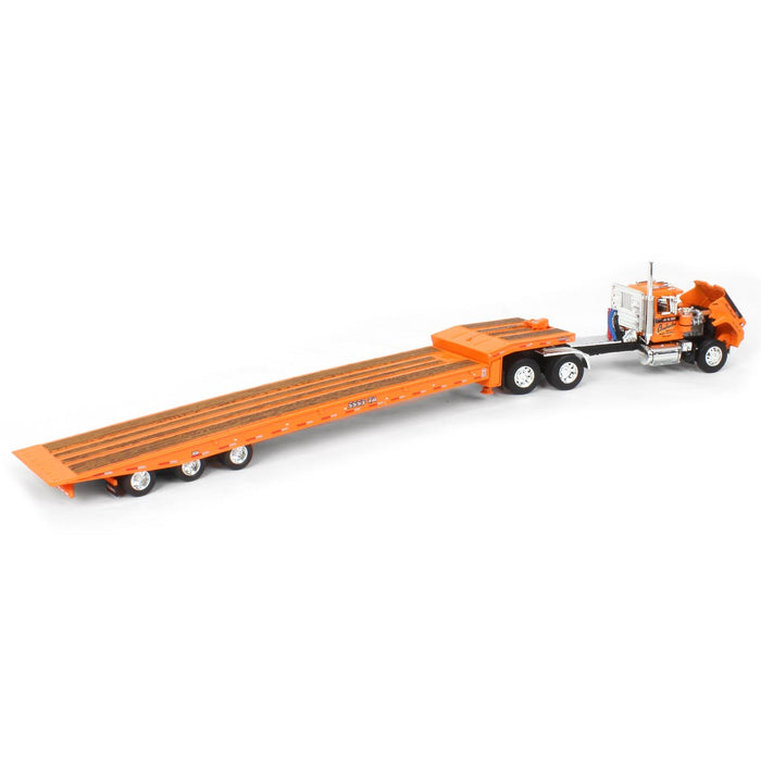 1/64 Mack Super-Liner w/ Talbert 5553TA Trailer, J.V. III Construction, DCP by First Gear