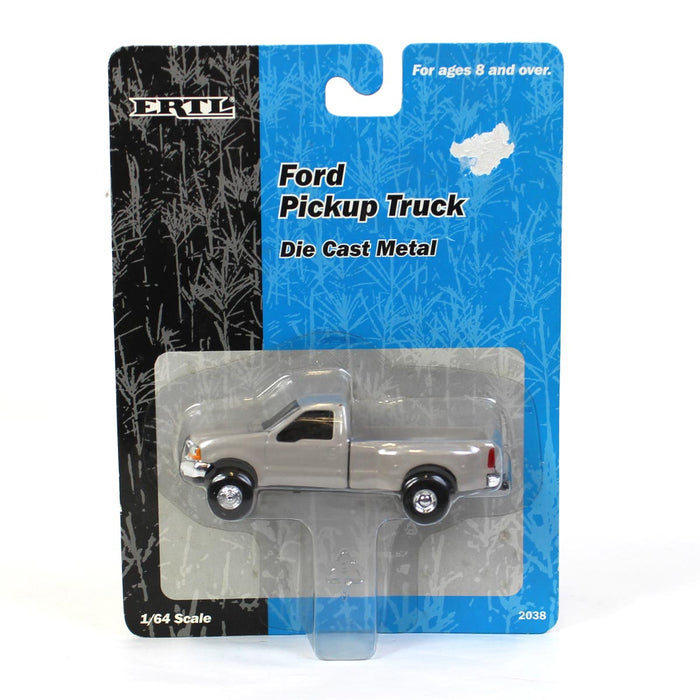 1/64 Light Gray Ford Dually Pickup Truck by ERTL