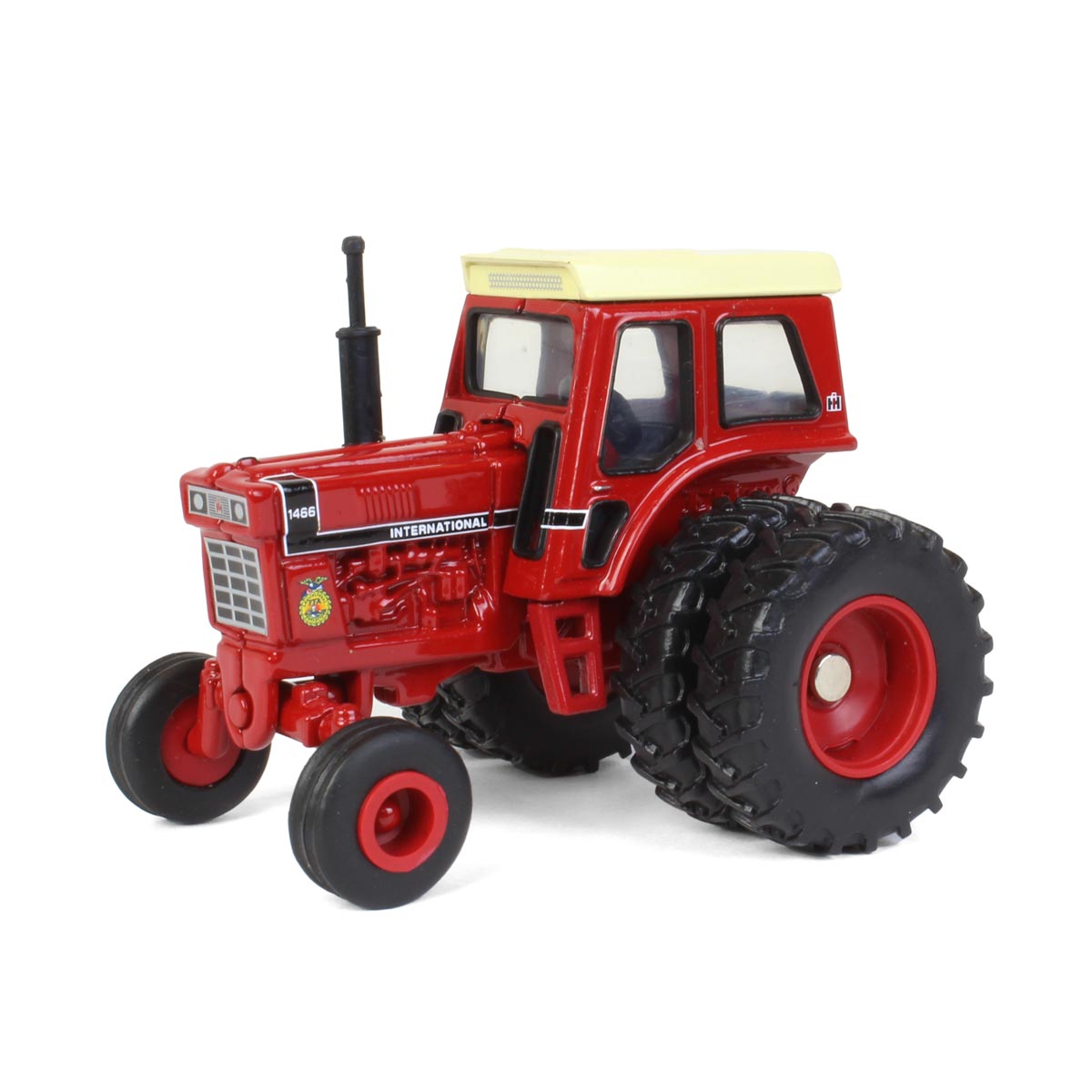 1/64 International Harvester 1466 Black Stripe Tractor with Wide