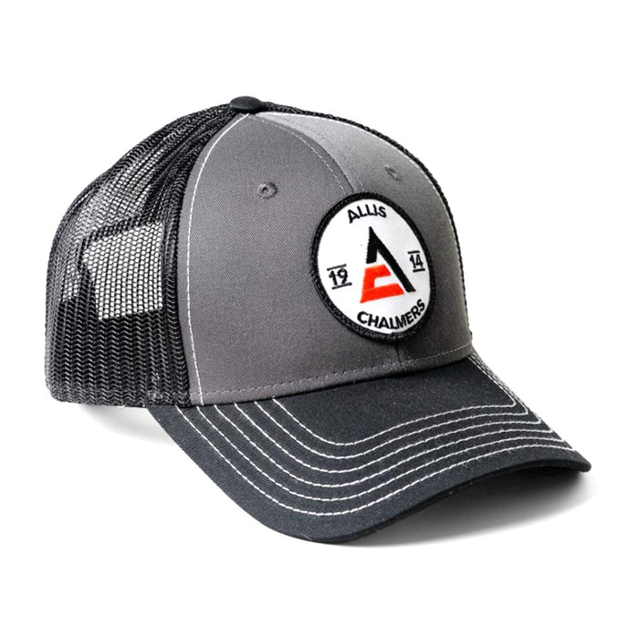 Allis Chalmers 1914 Logo Gray with Black Mesh Back Hat