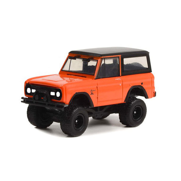 1/64 1967 Ford Bronco, Custom Orange with Black Top, Barrett-Jackson Scottsdale Series 10