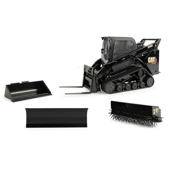 1/16 Black High Detail Caterpillar Tracked 297D2 Skid Steer Loader, ERTL Exclusive