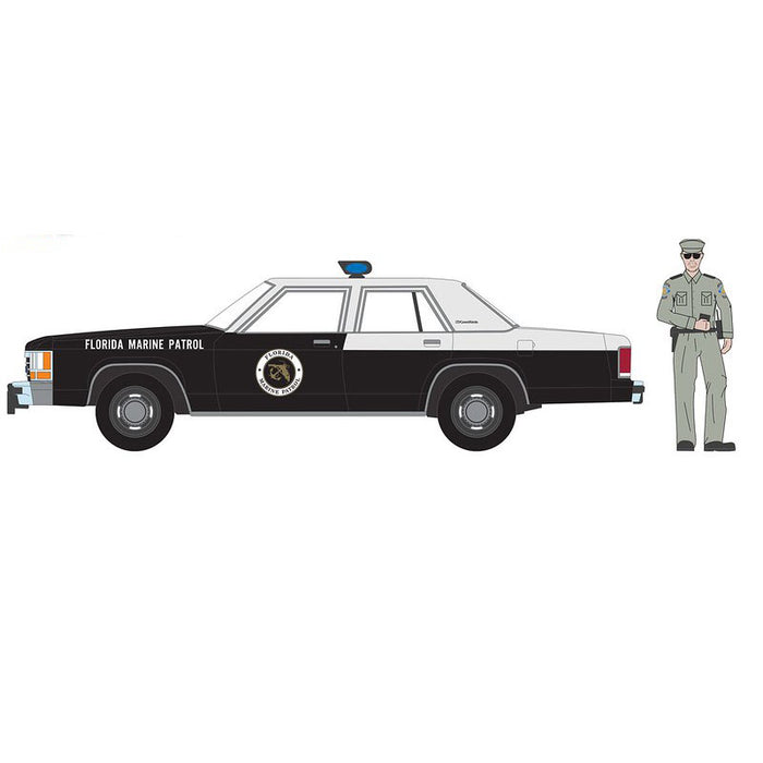 1/64 1990 Ford LTD Crown Victoria, Florida Marine Patrol, Hobby Shop Series 14