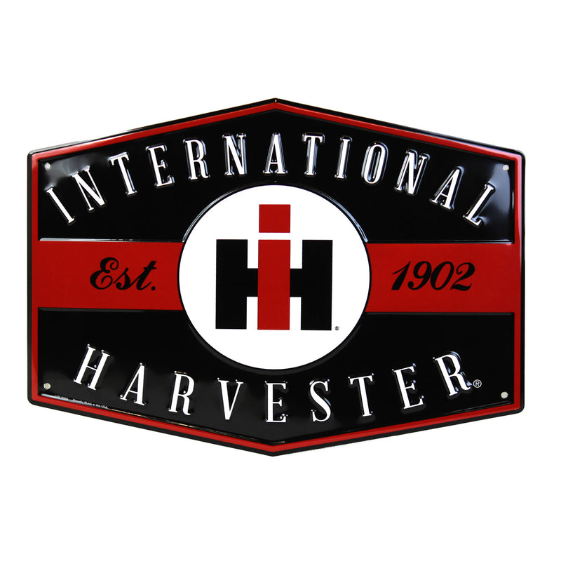International Harvester Est. 1902 11.5in x 15.5in Hexagon Sign