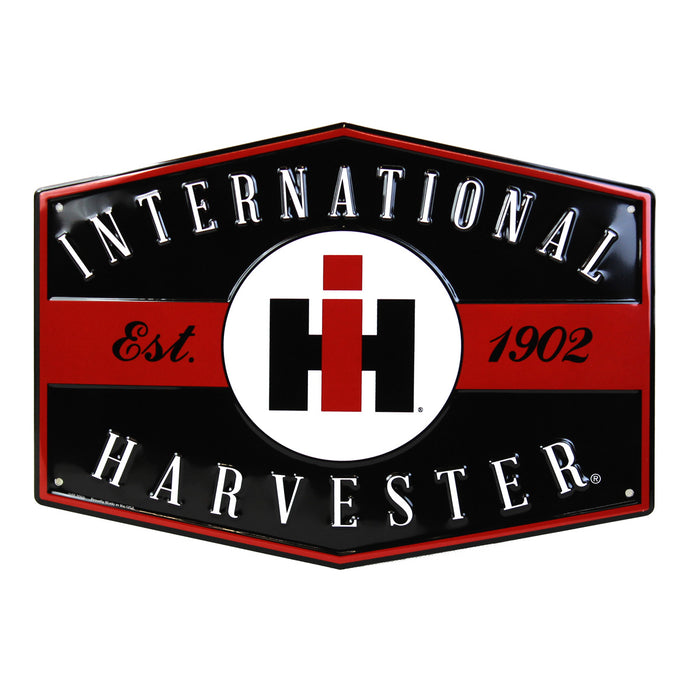 International Harvester Est. 1902 11.5in x 15.5in Hexagon Sign