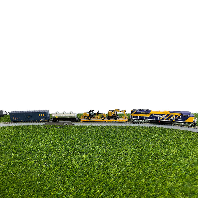 Cat Progressive Rails HO Scale CAT Progress Rail 100th Anniversary Train Set — Outback Toys