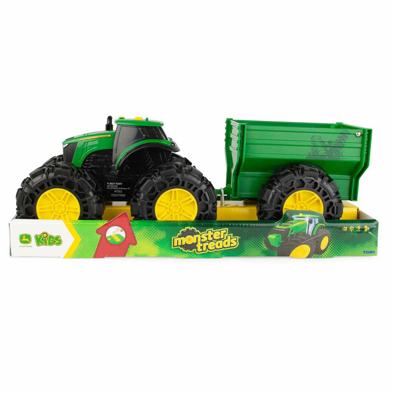 John Deere Monster Treads Tractor with Wagon