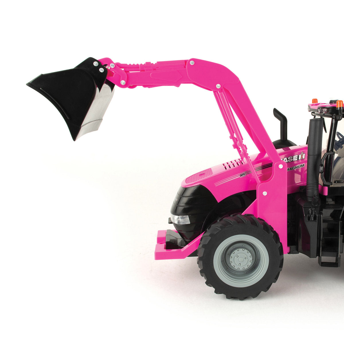 1/16 Pink Case IH Magnum Tractor with Front Loader and Lights & Sounds ...