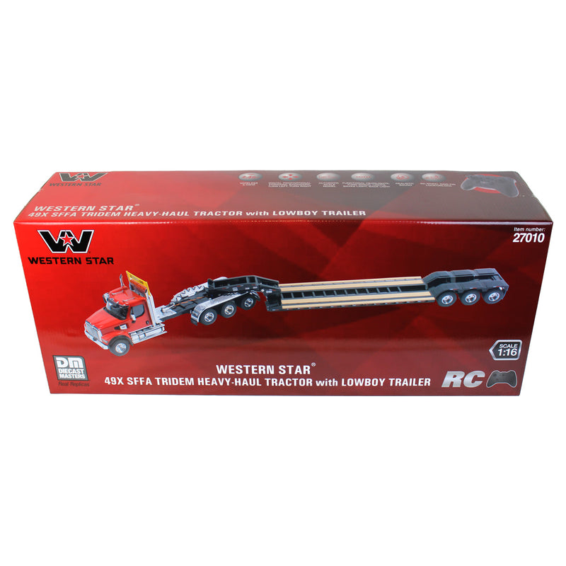 1/16 Radio Control Western Star 49X SFFA Tractor with XL 120 HDG Trailer