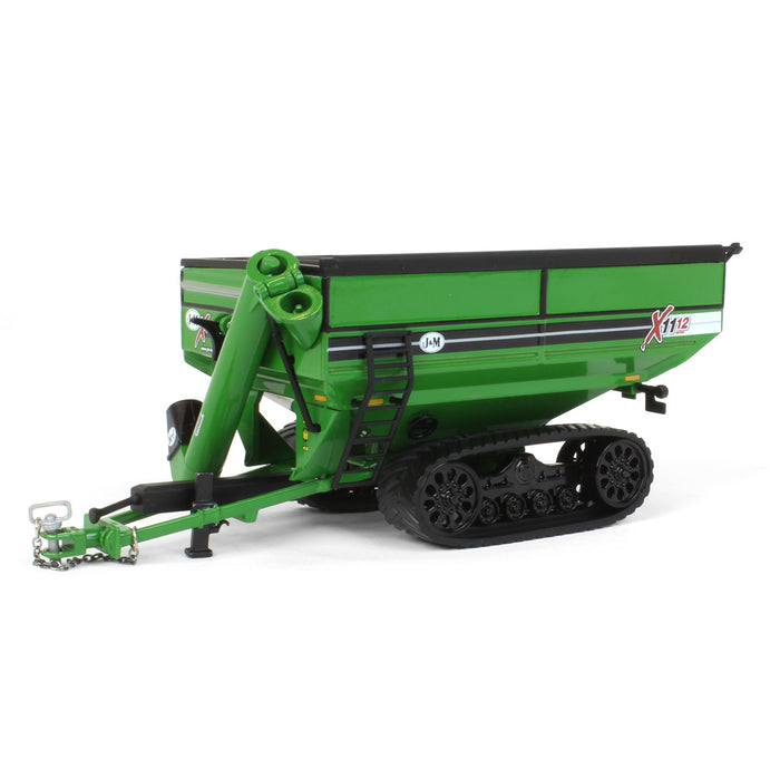 1/64 Green J&M 1112 X-Tended Reach Grain Cart with Tracks