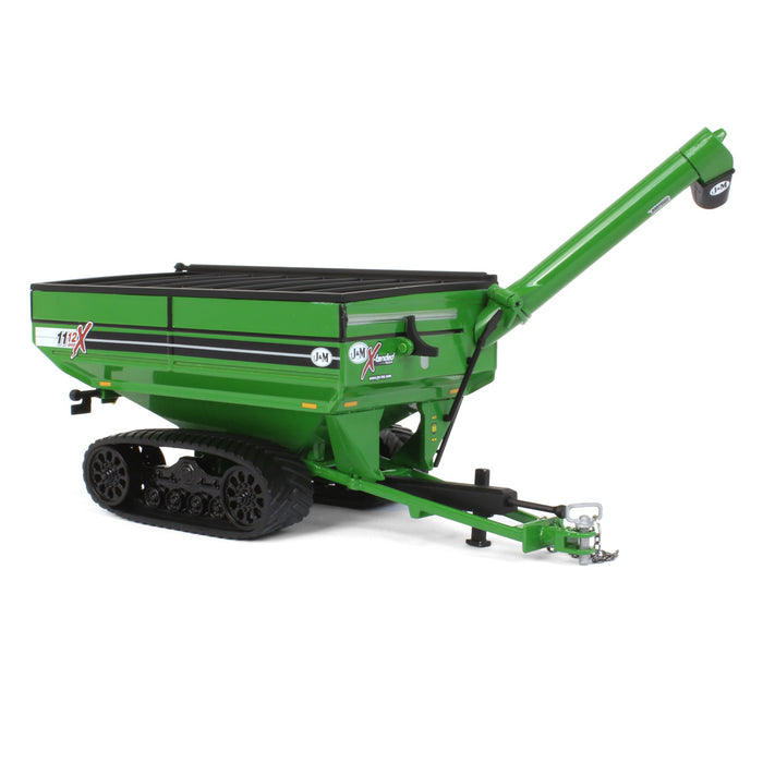 1/64 Green J&M 1112 X-Tended Reach Grain Cart with Tracks