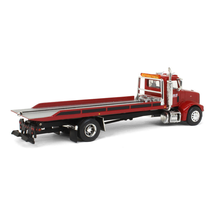 (B&D) 1/64 Case IH Red Peterbilt 385 Rollback, Exclusive Limited Edition, 1 of 300 - Damaged Box