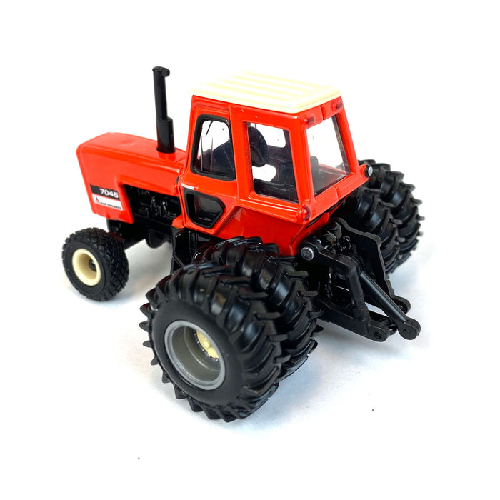 1/64 Allis Chalmers 7045 w/ Cab, Rear Duals & Diamond Tread Front Tires, Limited ERTL Production