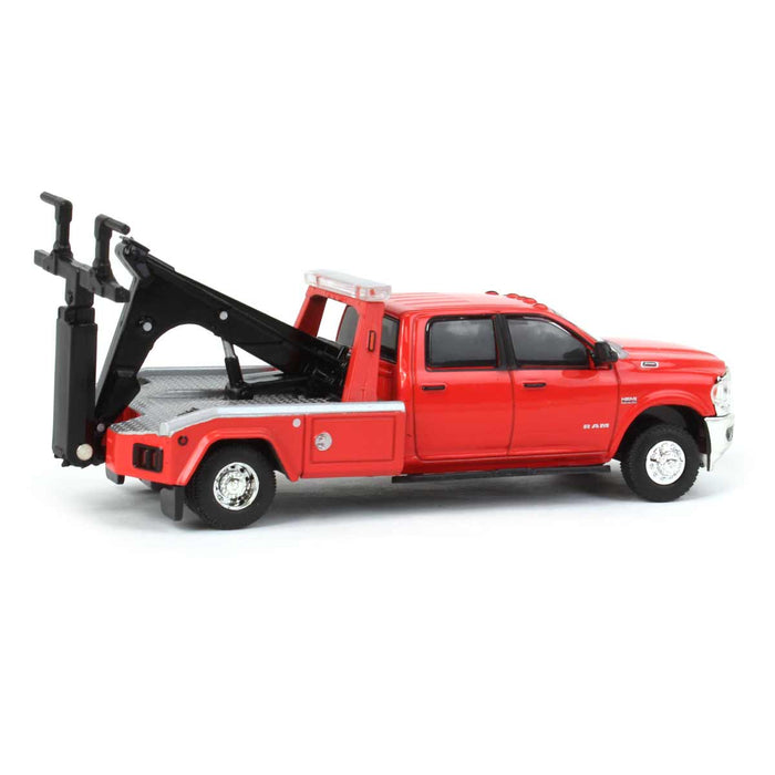 1/64 2022 RAM 3500 Wrecker, Flame Red, Dually Drivers Series 11