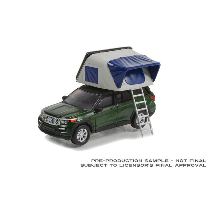 1/64 2022 Ford Explorer with Rooftop Tent, Great Outdoors Series 2