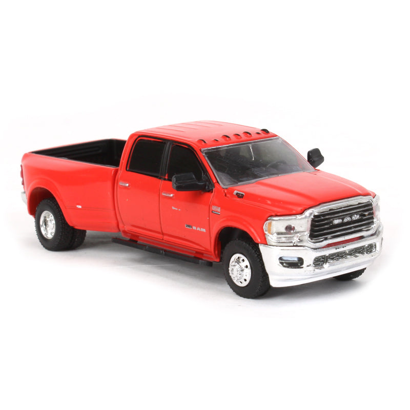 1/64 2021 RAM 3500 Dually Pickup Truck, Longhorn Edition, Flame Red