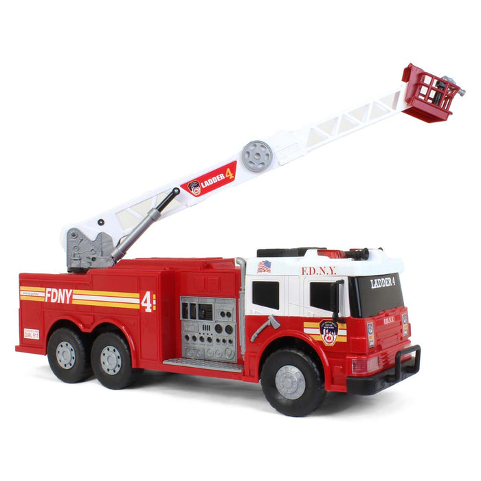 (B&D) 24" FDNY Ladder 4 Fire Truck with Lights & Sound - Damaged Item