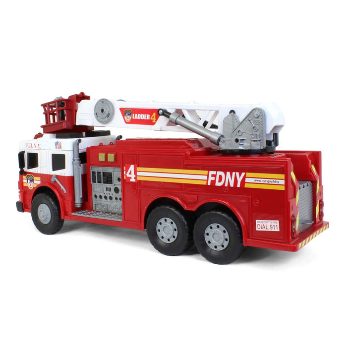 (B&D) 24" FDNY Ladder 4 Fire Truck with Lights & Sound - Damaged Item