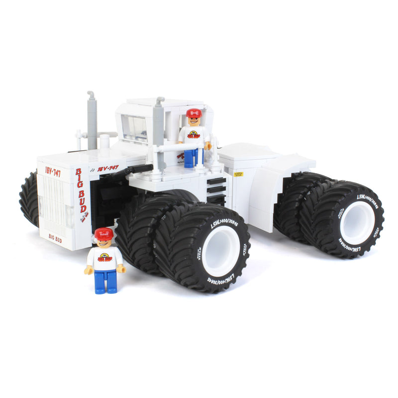 Big Bud 16V-747 Tractor 512 Piece Building Blocks Set by First Gear