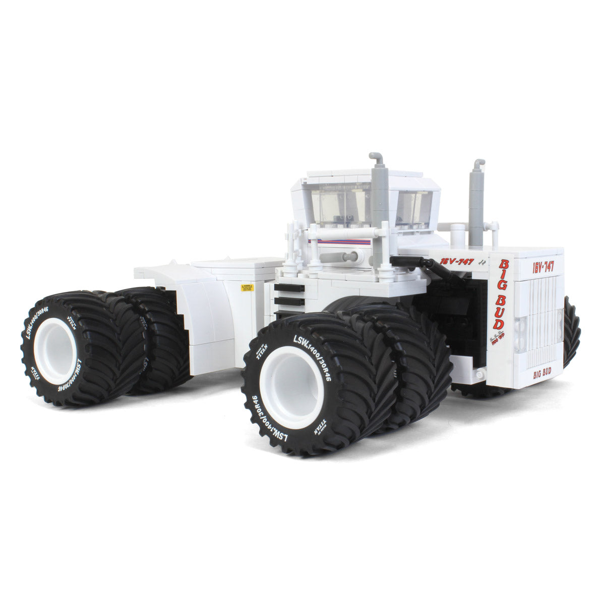 Big Bud 16V-747 Tractor 512 Piece Building Blocks Set by First