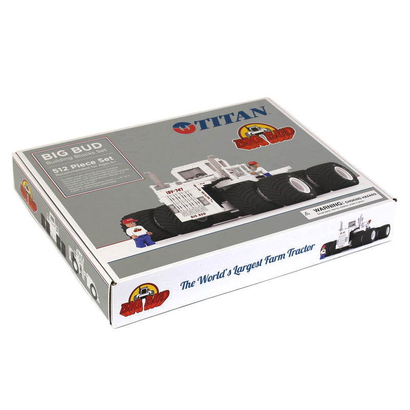 Big Bud 16V-747 Tractor 512 Piece Building Blocks Set by First Gear