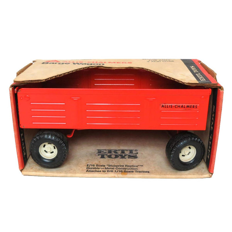 1/16 Allis Chalmers Steel Barge Wagon, Made by ERTL in the 1970s